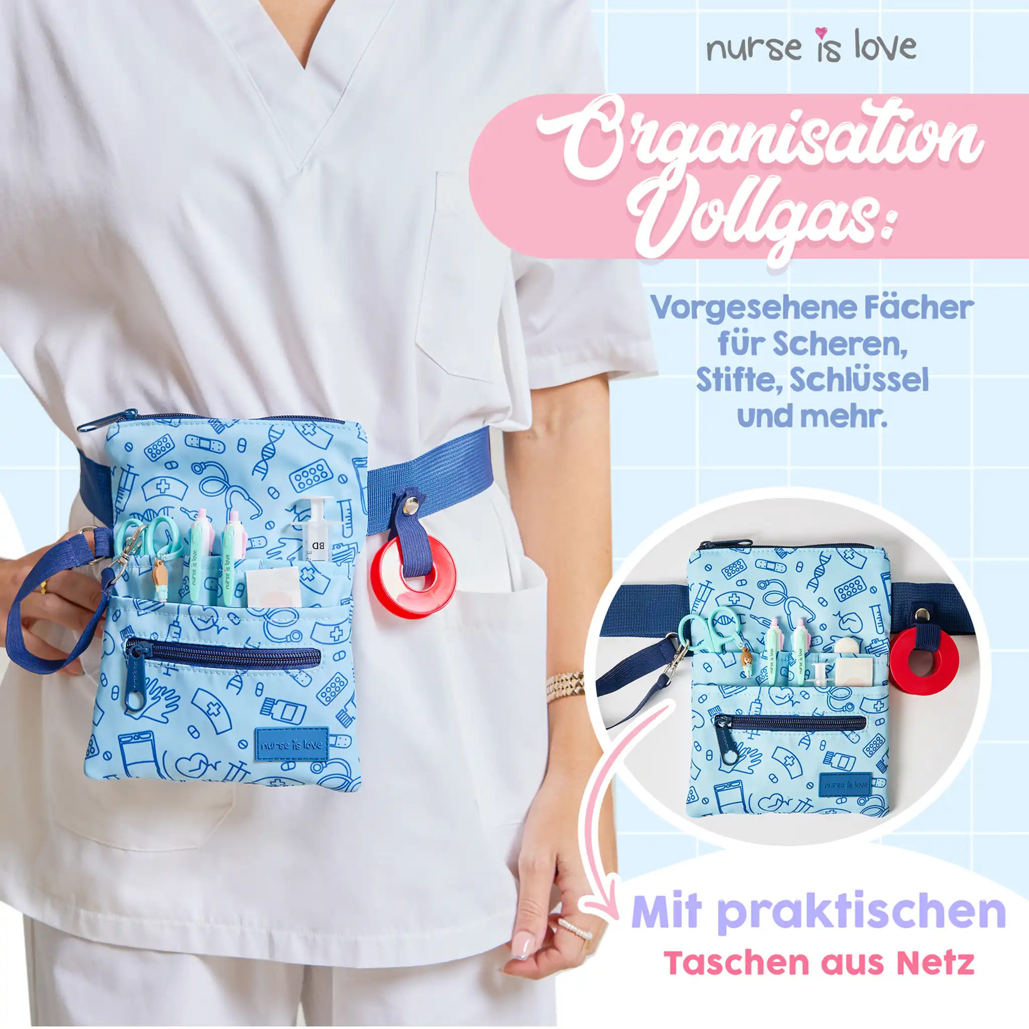Unisex Organizer Hüfttasche