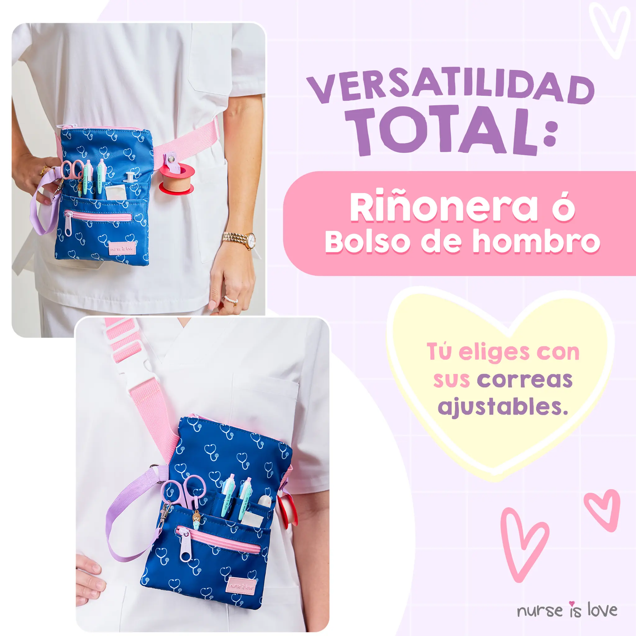 Organizador Riñonera Azul