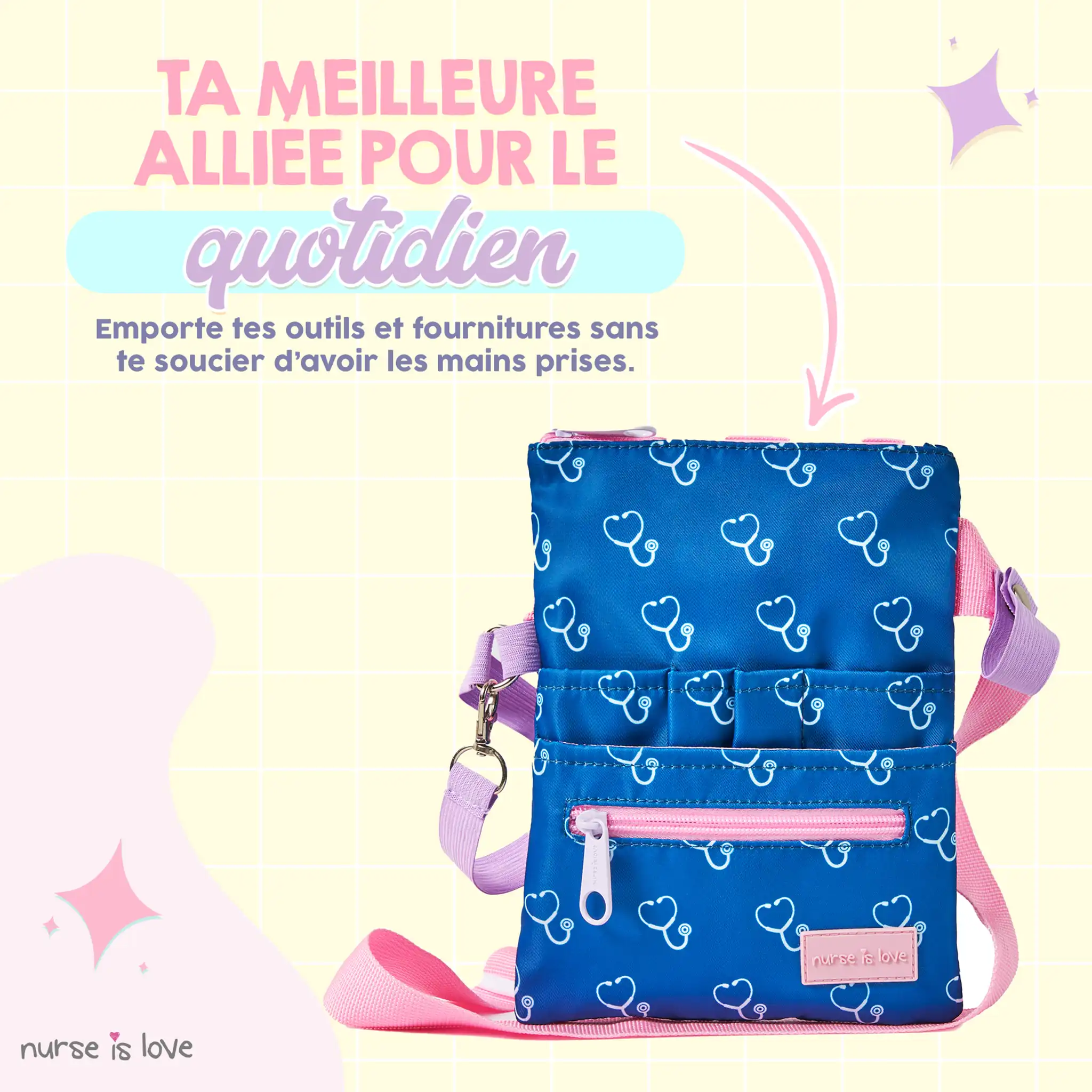 Organisateur Banane Bleu