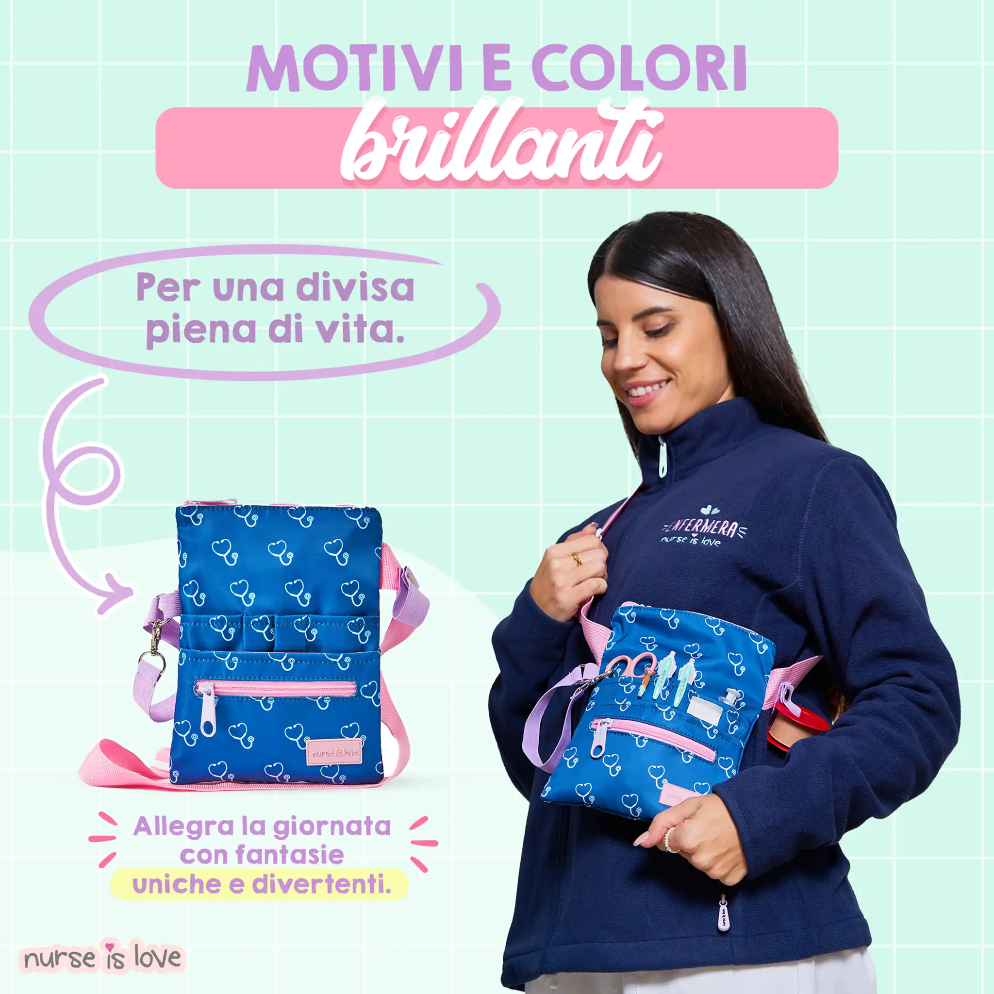 Organizzatore Marsupio Blu