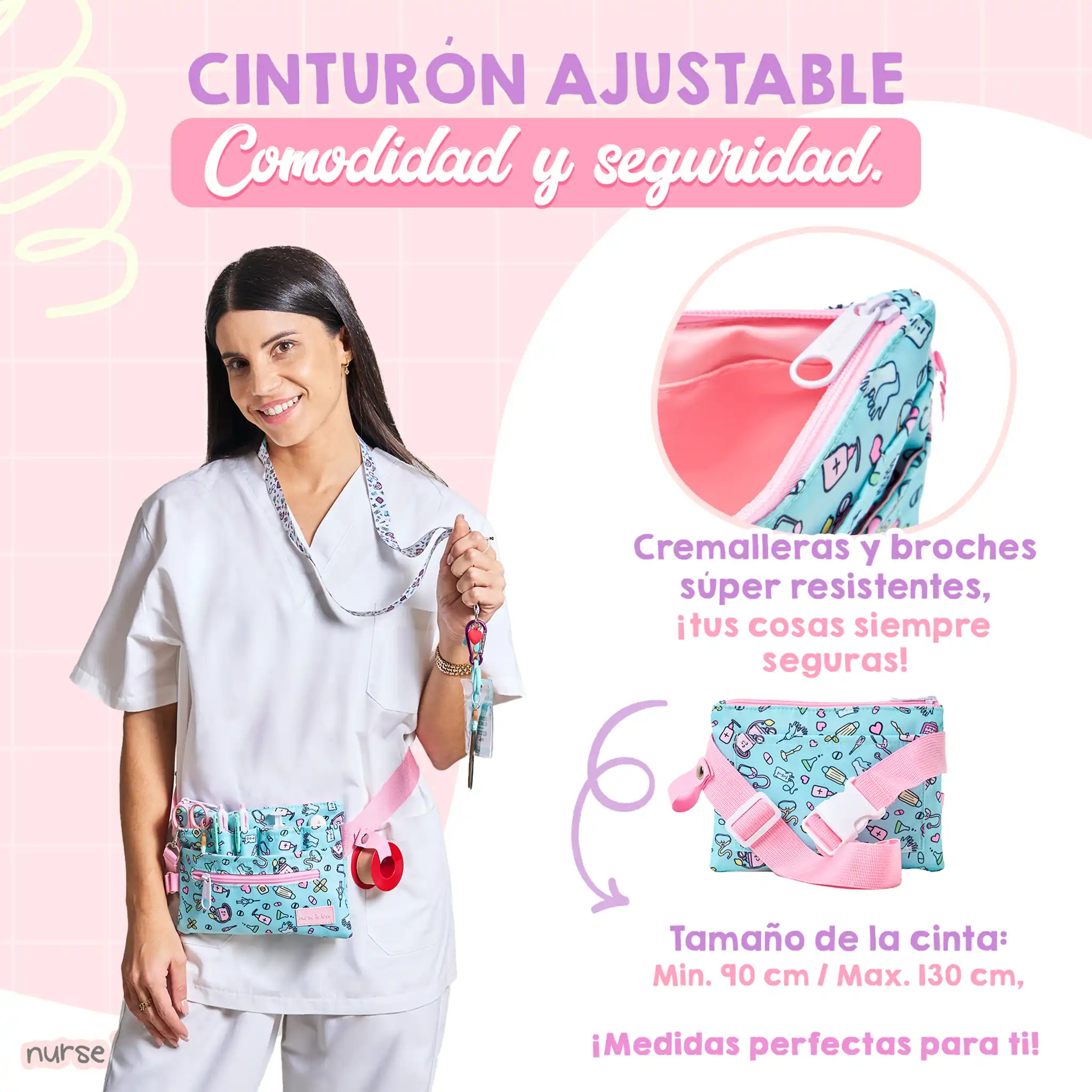Horizontal Aqua Waist Organizer