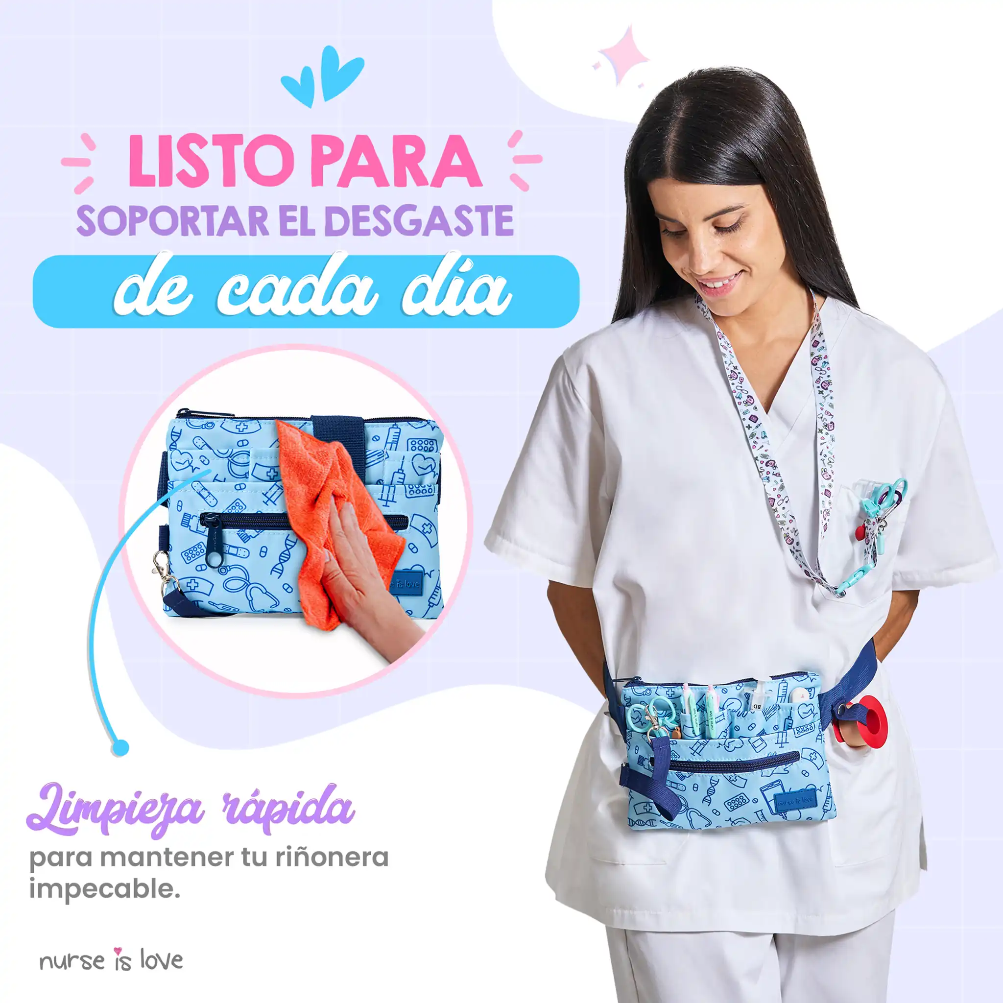 Organizador Riñonera Horizontal Unisex