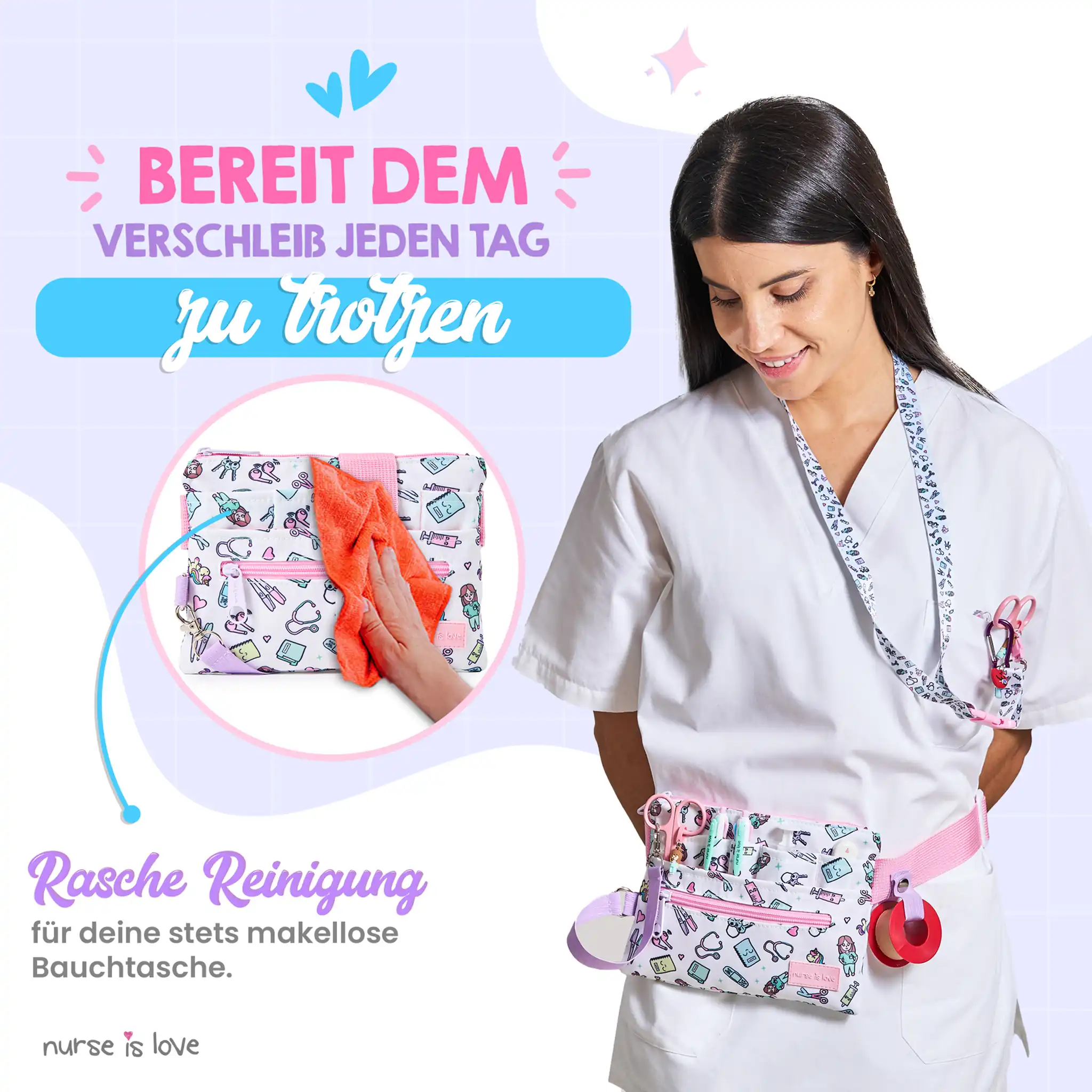 Einhorn Organizer Hüfttasche Horizontal